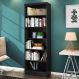 Estante Livreiro Huntington Preto Fosco