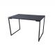 Mesa Industrial MDF Preta 120cm