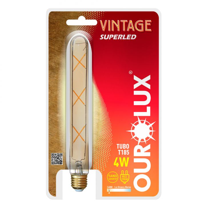 Lâmpada LED Tubo I Âmbar