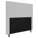 Cabeceira Cama Box Solteiro Ferrara 90cm Corano Branco - Desk Design