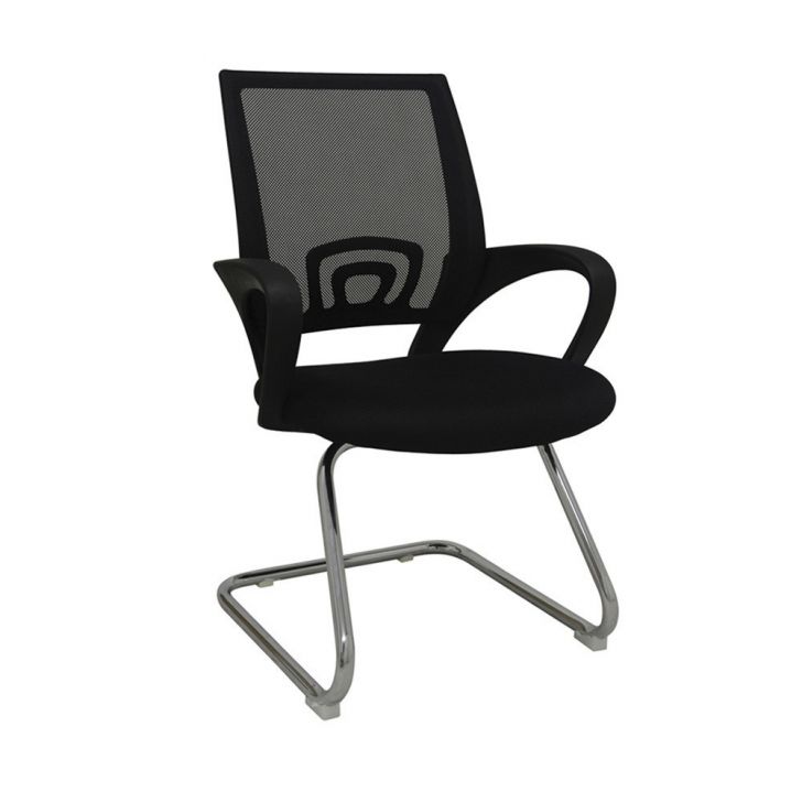 Cadeira Fixa Office Santiago Preto D'Rossi