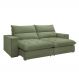 Sofá Retrátil e Reclinável Martinho Boucle Verde 2,30M