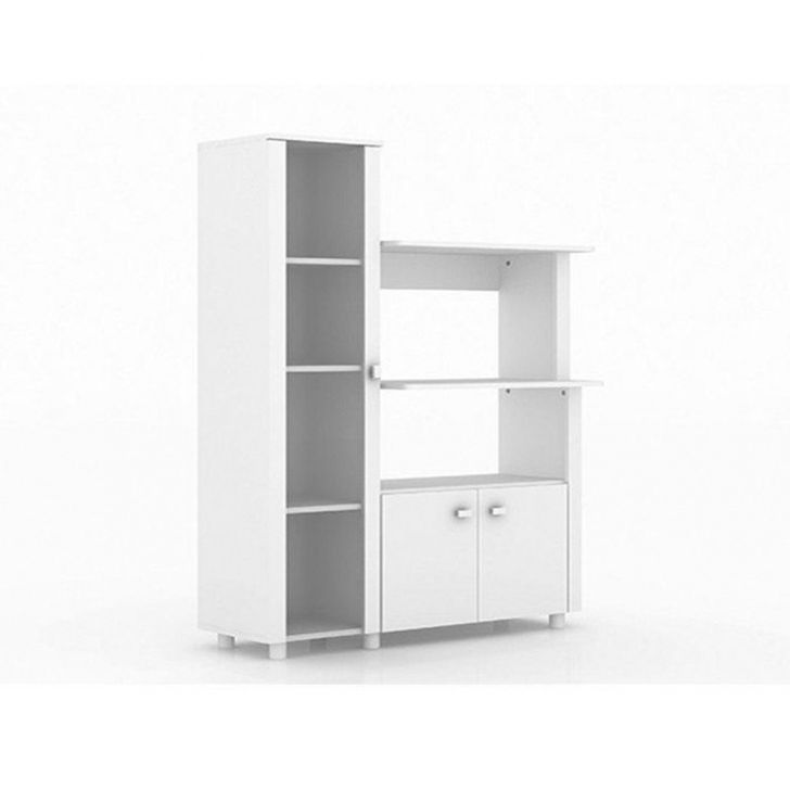 Balcão Multiuso 03 Portas BL3304 Branco - Tecno Mobili