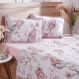 Jogo de Cama Queen 4 Pçs Malha Premium 145g/m² 100% Algodão 158x198x35cm