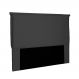 Cabeceira Garden Para Cama Box Solteiro 90 cm Suede Preto - D'Rossi