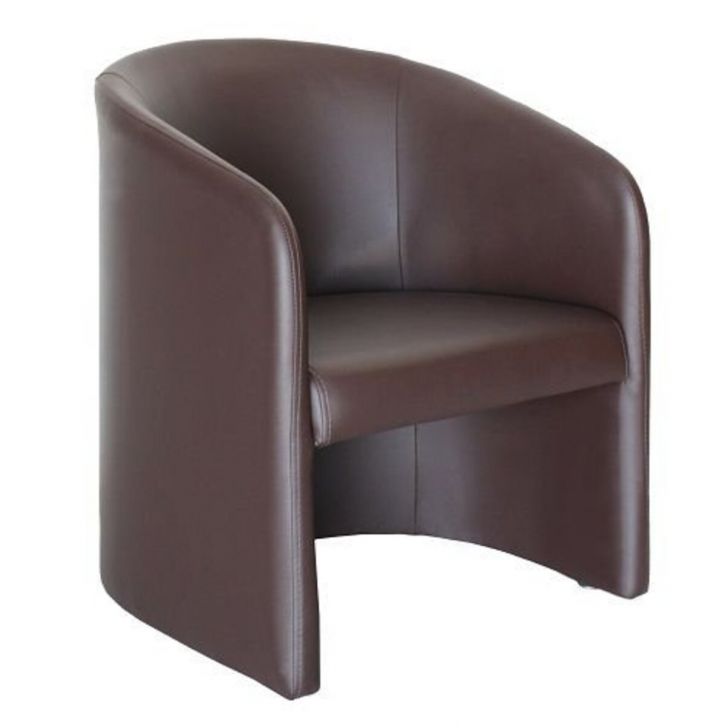 Sofá Para Recepção Escritório Linha Recepção Blenda Marrom