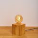 Luminária cubo madeira pinus