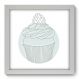 Quadro Decorativo - Cupcake - 047qdc