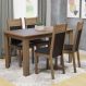 Conjunto Sala de Jantar Madesa Cali Mesa Tampo de Madeira com 4 Cadeiras - Rustic/Preto/Sint Preto