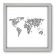 Quadro Decorativo - Mapa Mundi - 085qdgb