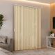 Persiana Vertical Em Pvc Crisdan Largura 2,20 X 1,70 Altura Bege