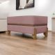 Puff Recamier Para Sala Quarto Cama Queen 150 Cm Kodama Boucle Rosê