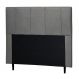 Cabeceira Cama Box Casal Donna 140cm Suede Cinza - Desk Design