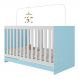 Berço 3 em 1 para Colchão 130 x 60cm Doce de Leite Multimóveis MP0527R Azul