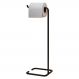 Papeleira Porta Papel Higiênico Eleganza Metal Preto - Pallazio