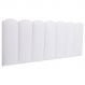 Cabeceira Casal Estofada Para Cama Box Kit 7 Placas Adesivas - Modelo Nuvem Courino Branco