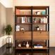 Conjunto com 2 Estantes Match 2 PT Pinho e Preto
