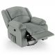 Poltrona do Papai Reclinável Pietra Glider Giratória FH9 PU Cinza - Mpozenato