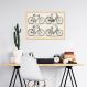Quadro Bicicletas Alemãs 1894 100x70 Caixa Marfim