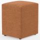Puff Quadrado Decorativo Sala De Estar L02 Bouclê Terracota - Lyam Decor