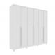 Image of Guarda-Roupa Casal Paradiso com Pés 6 Portas 4 Gavetas Neve 270 cm MO895CL44KVVMOB