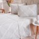 Jogo de Cama Solteiro 200 Fios Estampado 3 Pçs 90x190x35 Tartan