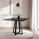 Mesa de Jantar Quadrada Mônaco Preta 110 cm