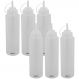 Kit 6 Bisnaga 1000ml Tubos para Maionese Lanchonete Restaurantes Food Trucks
