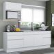 Armário de Cozinha Compacta com Rodapé Veneza Multimóveis MP2110.891 Branco