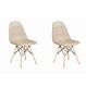Conjunto com 2 Cadeiras Eiffel Nude