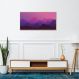 Quadro Horizonte Purple Mountain 100x50 Filete Marfim