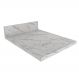 Tampo Para Balcão 40 cm CZ3122 Marmore Branco Tecno Mobili