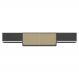 Kit 3 Armários de Cozinha Aéreos 4 Portas Veneza Multimóveis MP2152 Preto/Branco