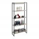Estante Multiuso Para Escritório Industrial 05 Prateleiras Areta 186x80cm C01 Snow - Lyam Decor