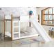 Beliche Infantil Encanto Branco Grenat com Escorregador- Gabrielli Móveis