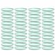 Kit 48 Bandejas Redondas 34cm Verde Menta Buffet Crippa Bubble Eventos