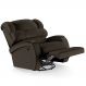 Poltrona do Papai Reclinável Kalie Glider Giratória USB FH9 PU Marrom - Mpozenato