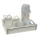 Kit Higiene Com Capa Fantasia Strass Quarto Bebê Menina Menino