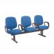 Cadeira para Igrejas Evangélicas em Longarina com 03 lugares Linha Blenda Azul