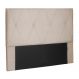 Cabeceira Decorativa Queen Size 1,60M Yves Suede Bege G63 - Gran Belo