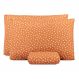 Jogo de Lençol King Classic Estampado 160 Fios 3 Peças - Poa Terracota