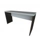 Mesa para Notebook Natus Preta e Cinza 140 cm