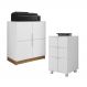 Kit Escritório Armário Baixo Gaveteiro Cubic Branco Caemmun