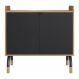 Armario 2 Portas 78x80 cm 27997 Hanover Nero Artesano