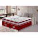 Conjunto Cama Box Queen de Molas Ensacadas D33 Cama inBox Select Firme 158x198x70 Vermelho