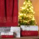 Kit 5 Toalha de Rosto Feliz Natal Bordada Jacquard 45x68cm Pérola