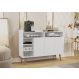 Buffet Aparador 3 Portas Nichos Retro Celta Giga Branco