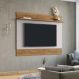 Conjunto Painel e Rack Noctis Cinamomo Off White