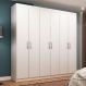 Guarda-Roupa Casal Montreal 6 Portas 2 Gavetas Branco