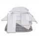 Kit Edredom Queen Coberdrom Soft Hipercal/Sherpa 5 Peças - Cinza